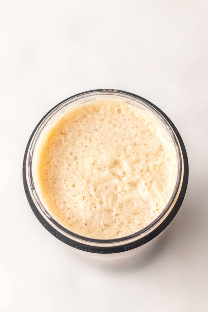 Copycat Starbucks Caramel Ribbon Crunch Frappuccino blended