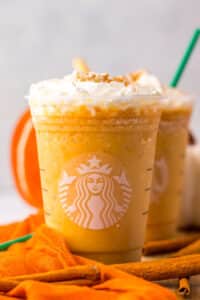 Copycat Starbucks Pumpkin Spice Frappuccino in cup
