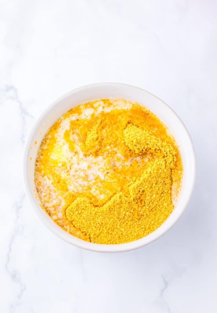 No Bake Rainbow Sherbet Bars crust