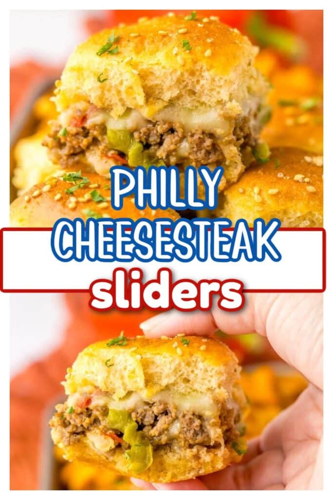 Philly Cheesesteak Sliders pin