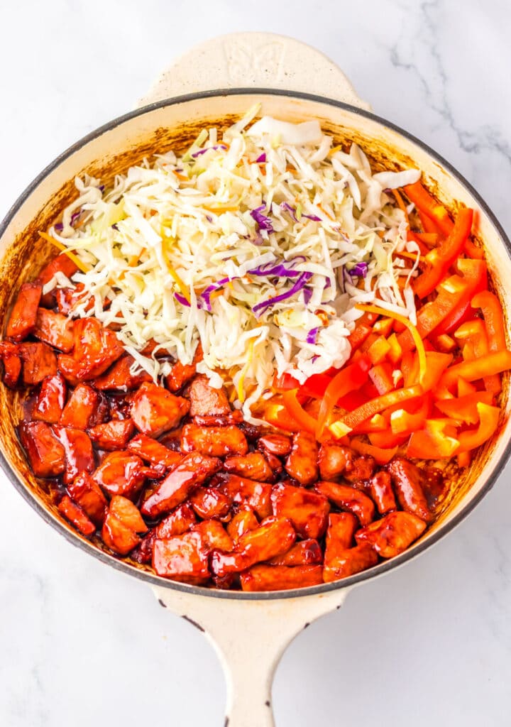 The Best Pork Lo Mein cooking