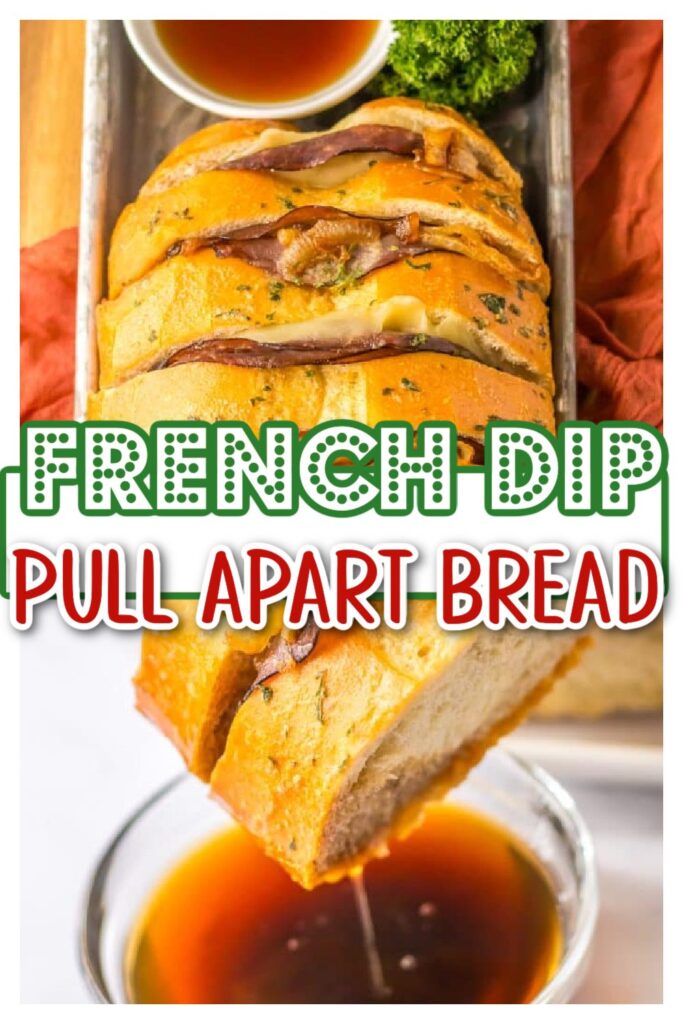 french dip pull apart bread pin