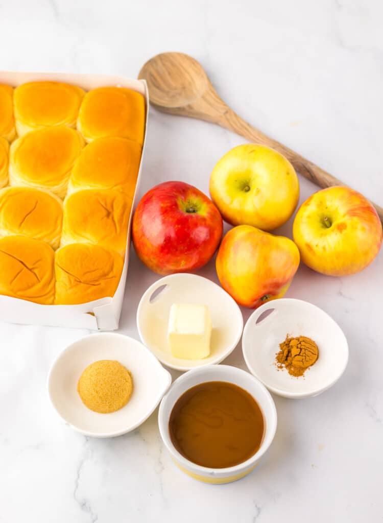 Caramel Apple Hawaiian Rolls ingredients