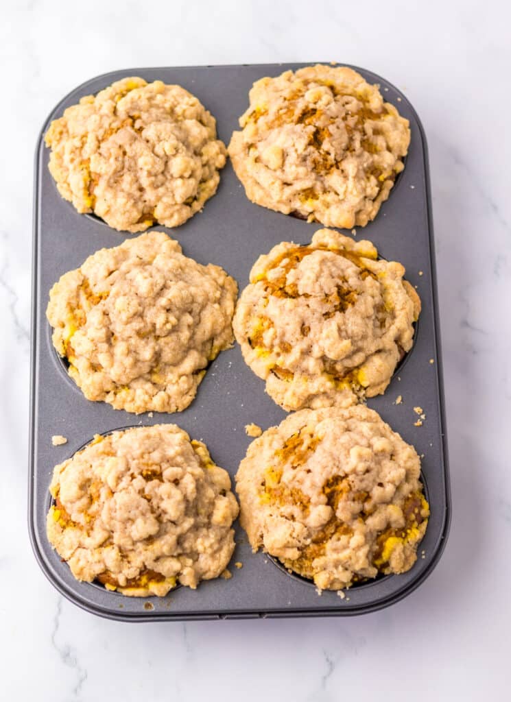 Copycat Costco Pumpkin Muffins baked