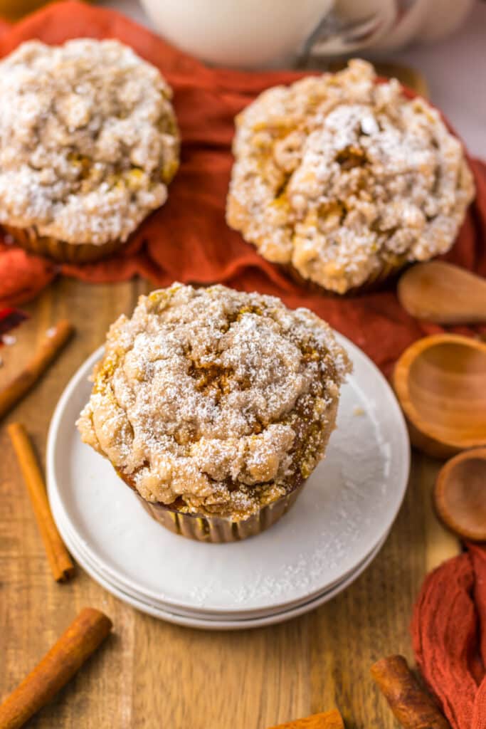 Copycat Costco Pumpkin Muffins plated