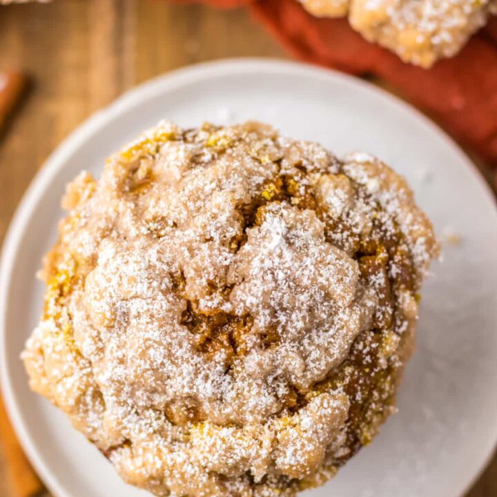 Copycat Costco Pumpkin Muffins plated