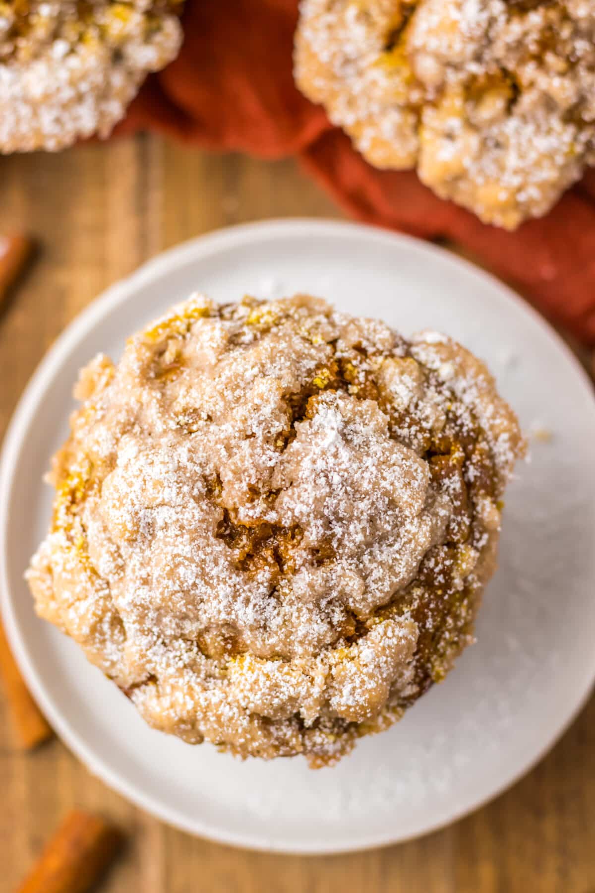 Copycat Costco Pumpkin Muffins plated