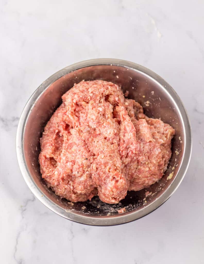 Copycat Ikea Swedish Meatballs mixed