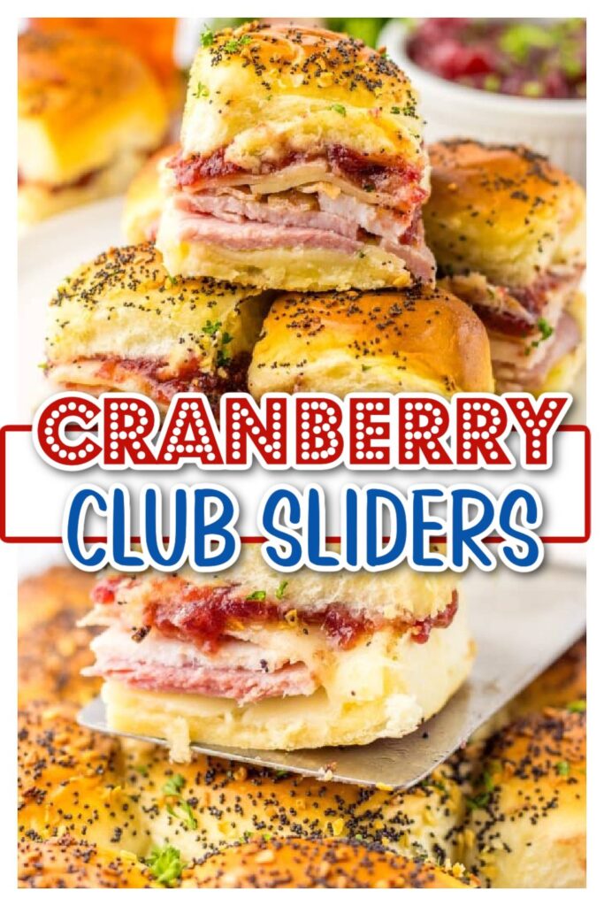 Cranberry Club Sliders pin