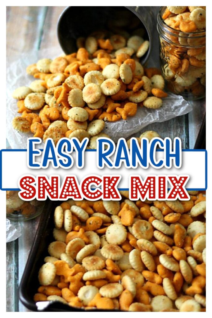 easy ranch snack mix pin
