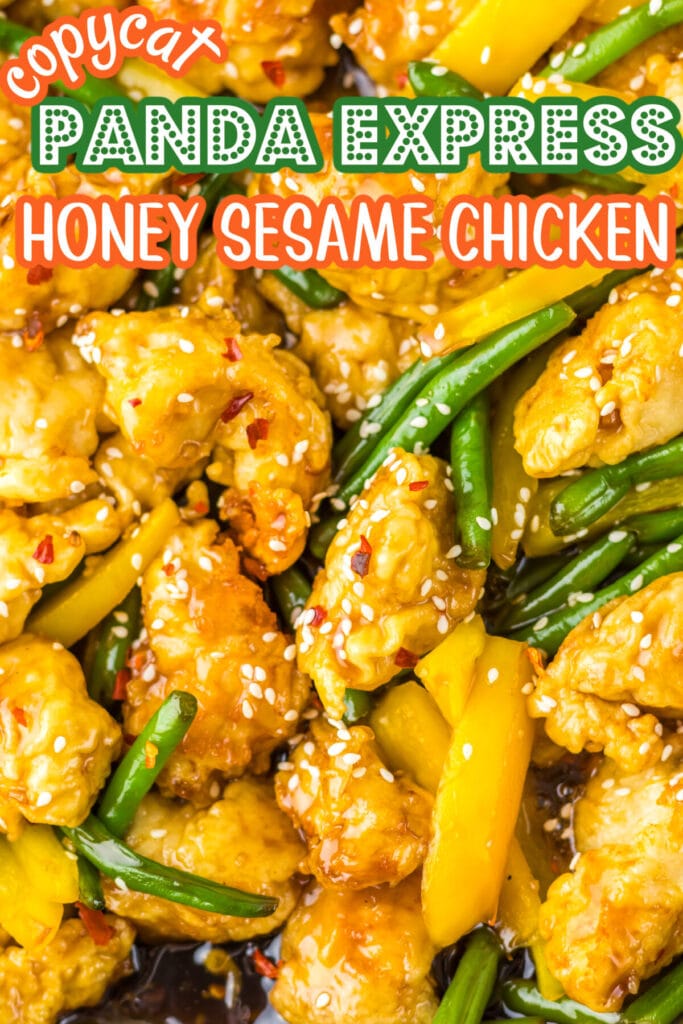 Copycat Panda Express Honey Sesame Chicken grahic