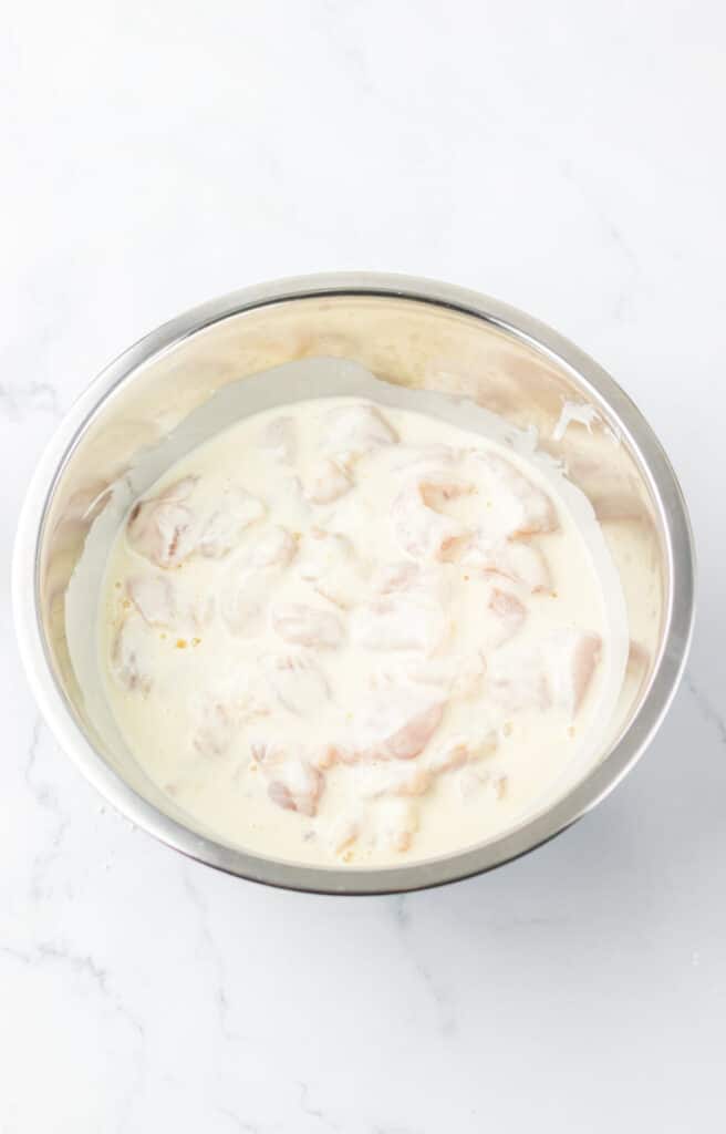 Copycat Panda Express Honey Sesame Chicken batter