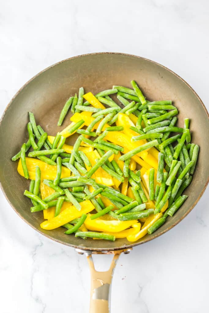 Copycat Panda Express Honey Sesame Chicken veggies