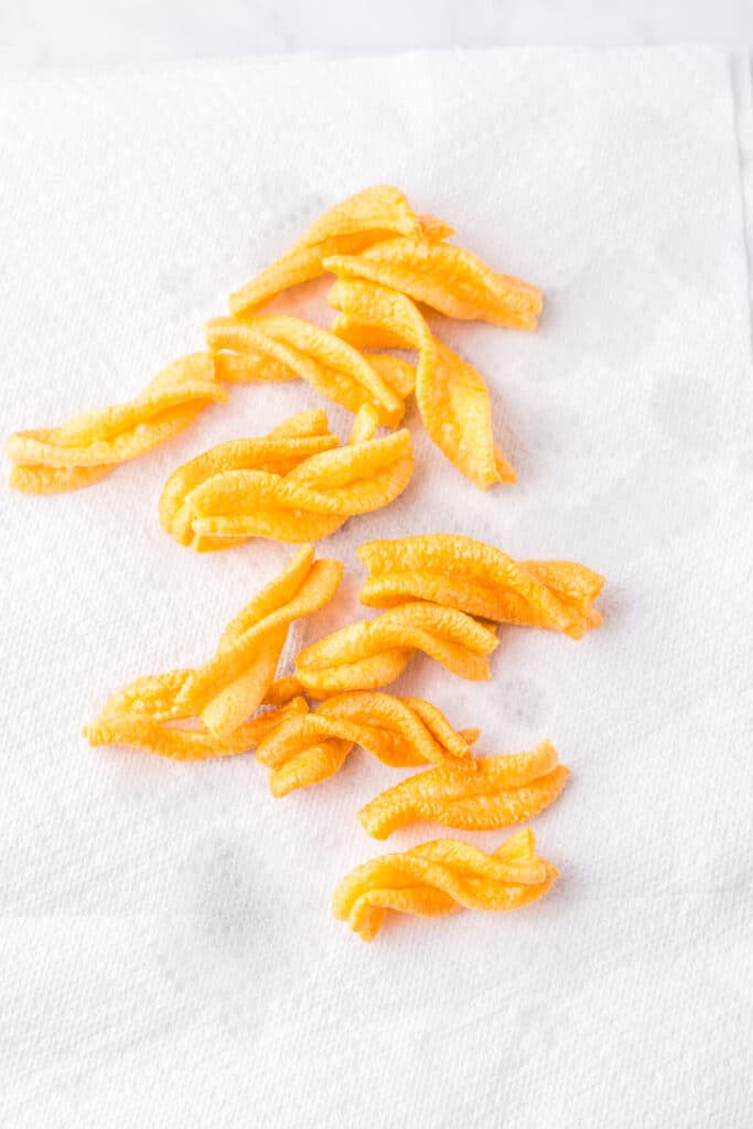 Copycat Taco Bell Cinnamon Twists fried