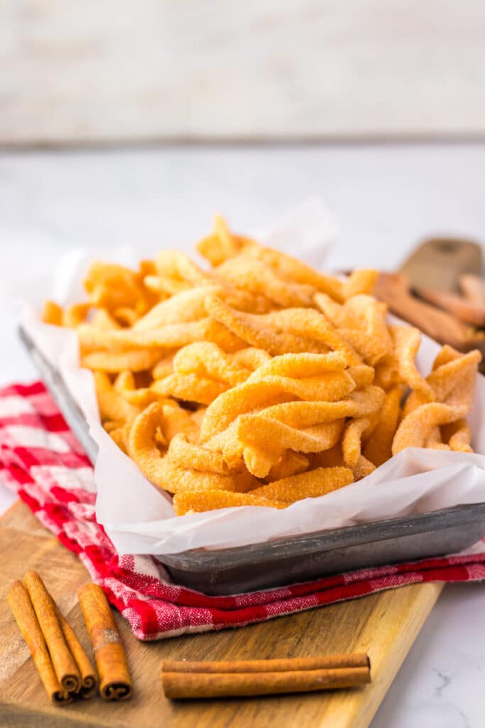 Copycat Taco Bell Cinnamon Twists plated