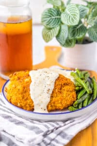 Cracker Barrel Chicken Fried Steak plated