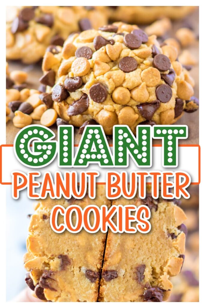 Giant Peanut Butter Cookies pin