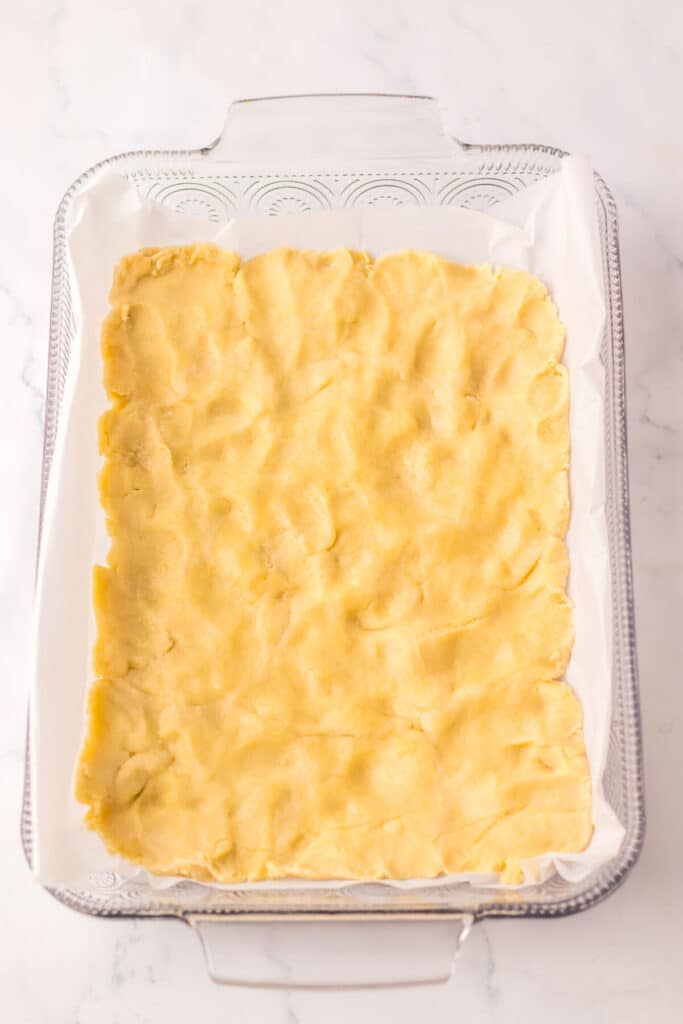 Pumpkin Cheesecake Snickerdoodle Bars crust