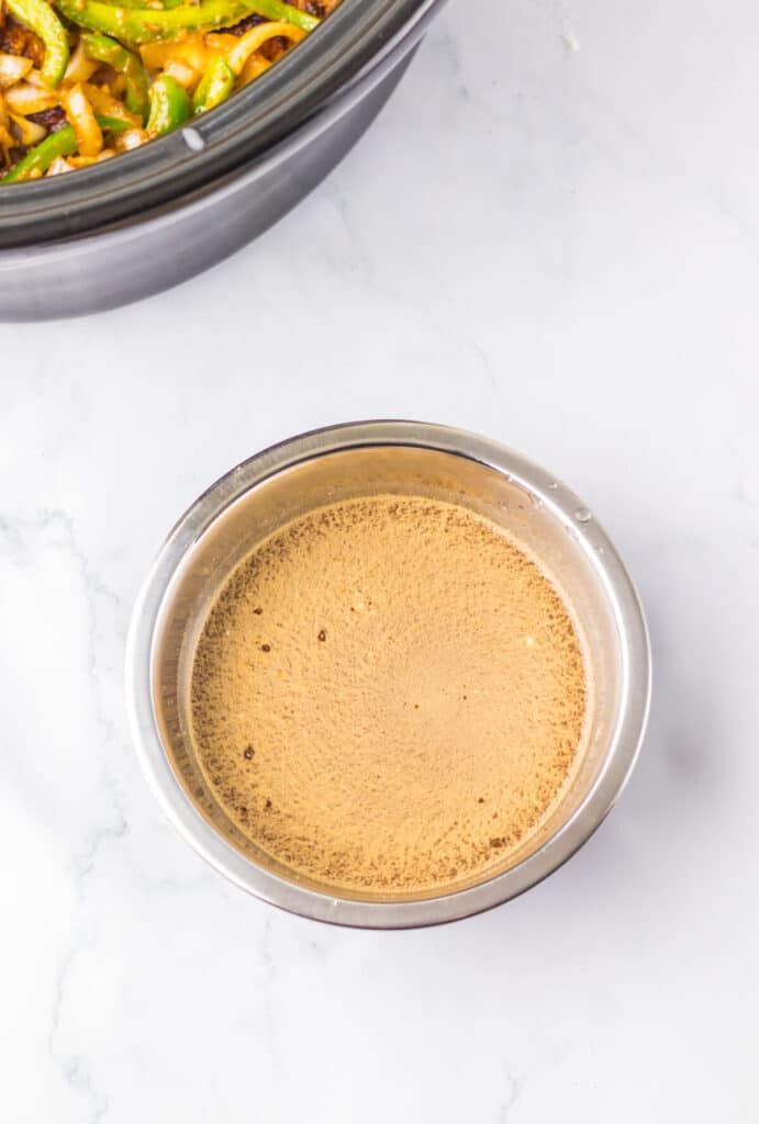 Slow Cooker Smothered Steak sauce