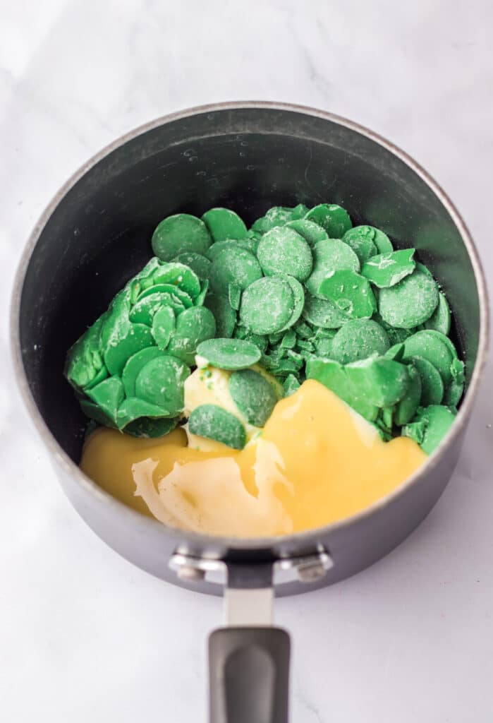 Cosmic Brownie Christmas Trees ganache