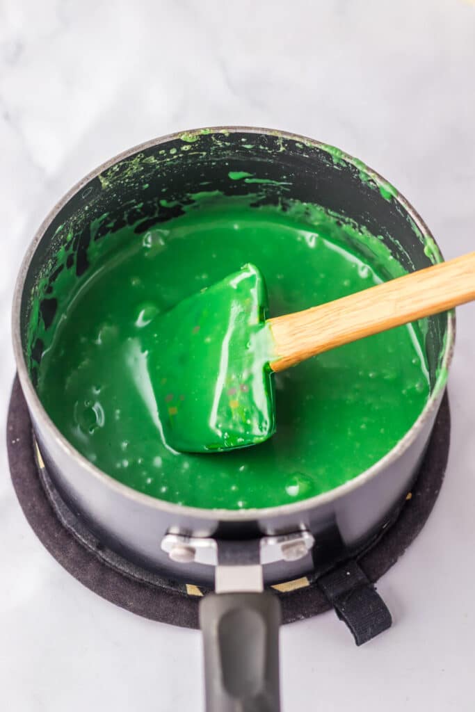 Cosmic Brownie Christmas Trees ganache