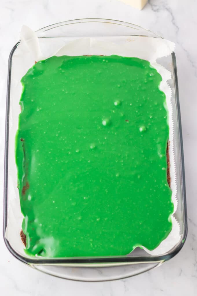 Cosmic Brownie Christmas Trees frosted