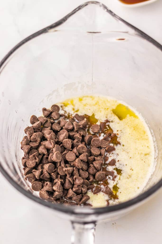 Cosmic Brownie Christmas Trees batter