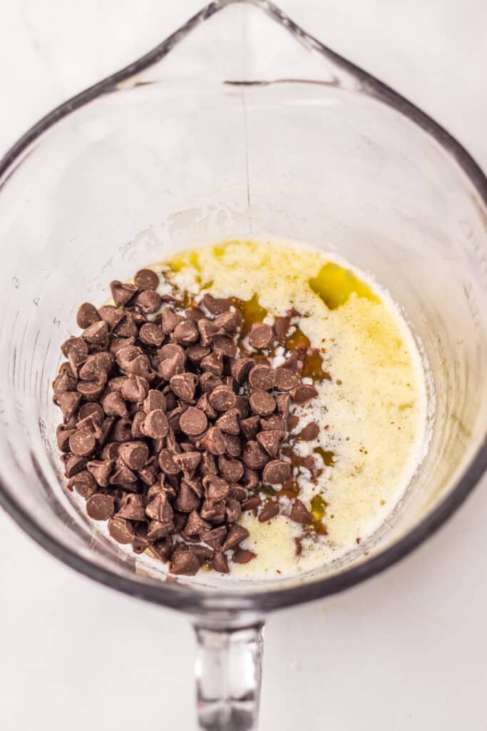 Cosmic Brownie Christmas Trees batter