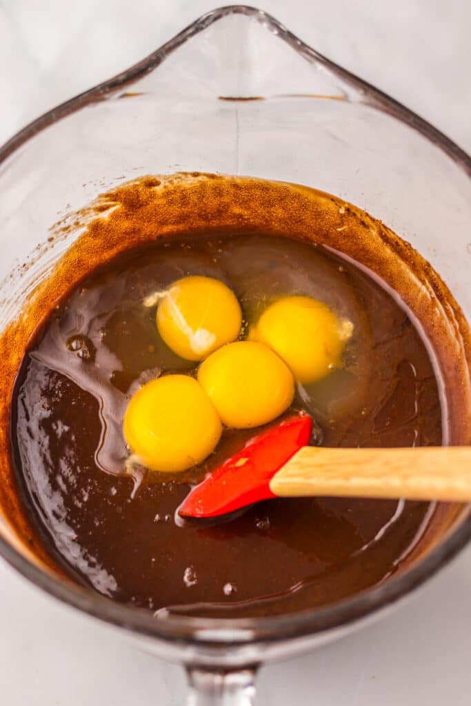 Cosmic Brownie Christmas Trees batter