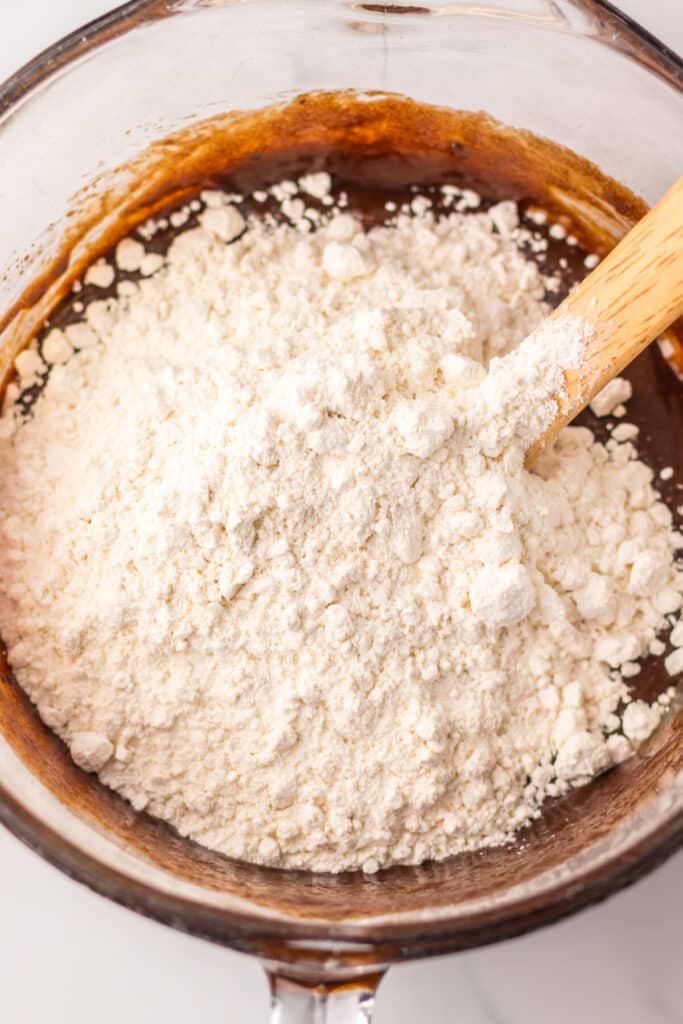 Cosmic Brownie Christmas Trees batter