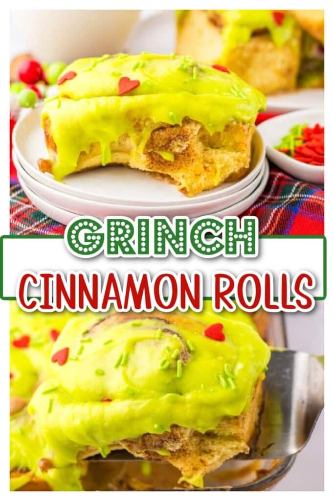 grinch cinnamon rolls graphic pin