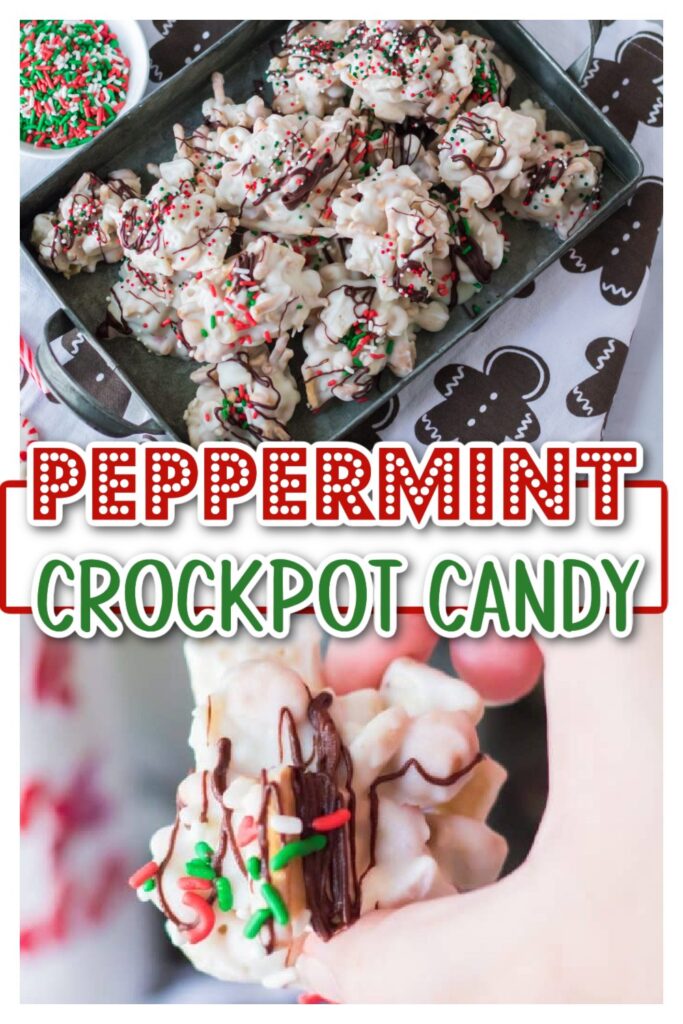 Peppermint Crockpot Candy pin