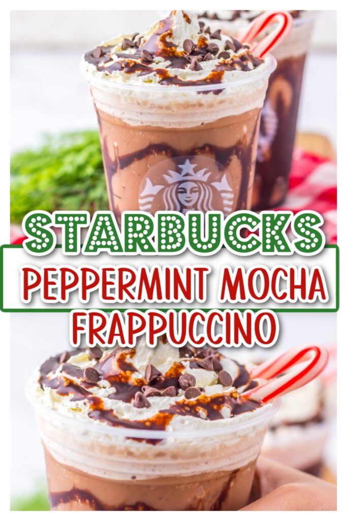 Starbucks Peppermint Mocha Frappuccino pin