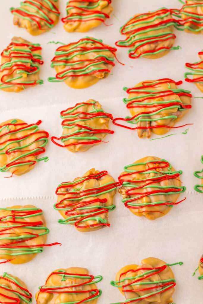 Christmas Pecan Pralines completed