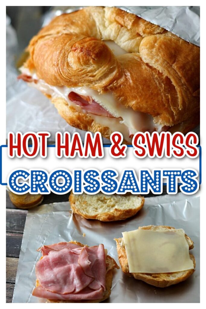Hot Ham & Swiss Croissants pin