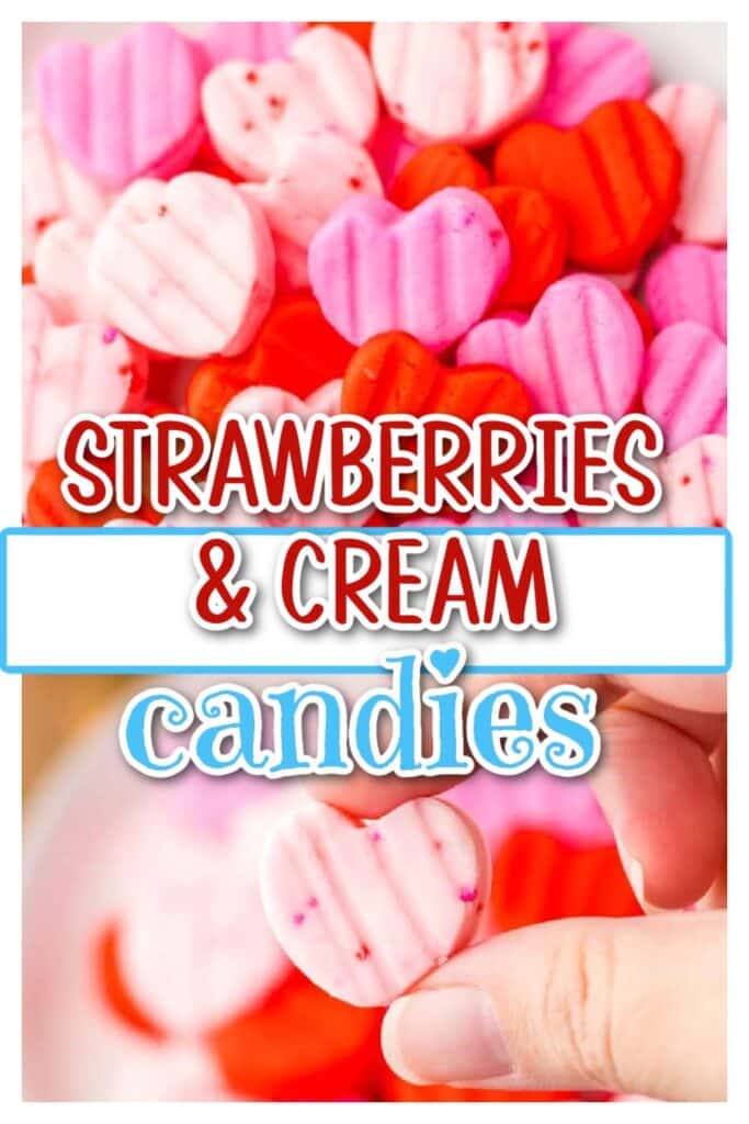 Strawberries and Cream Candies pin