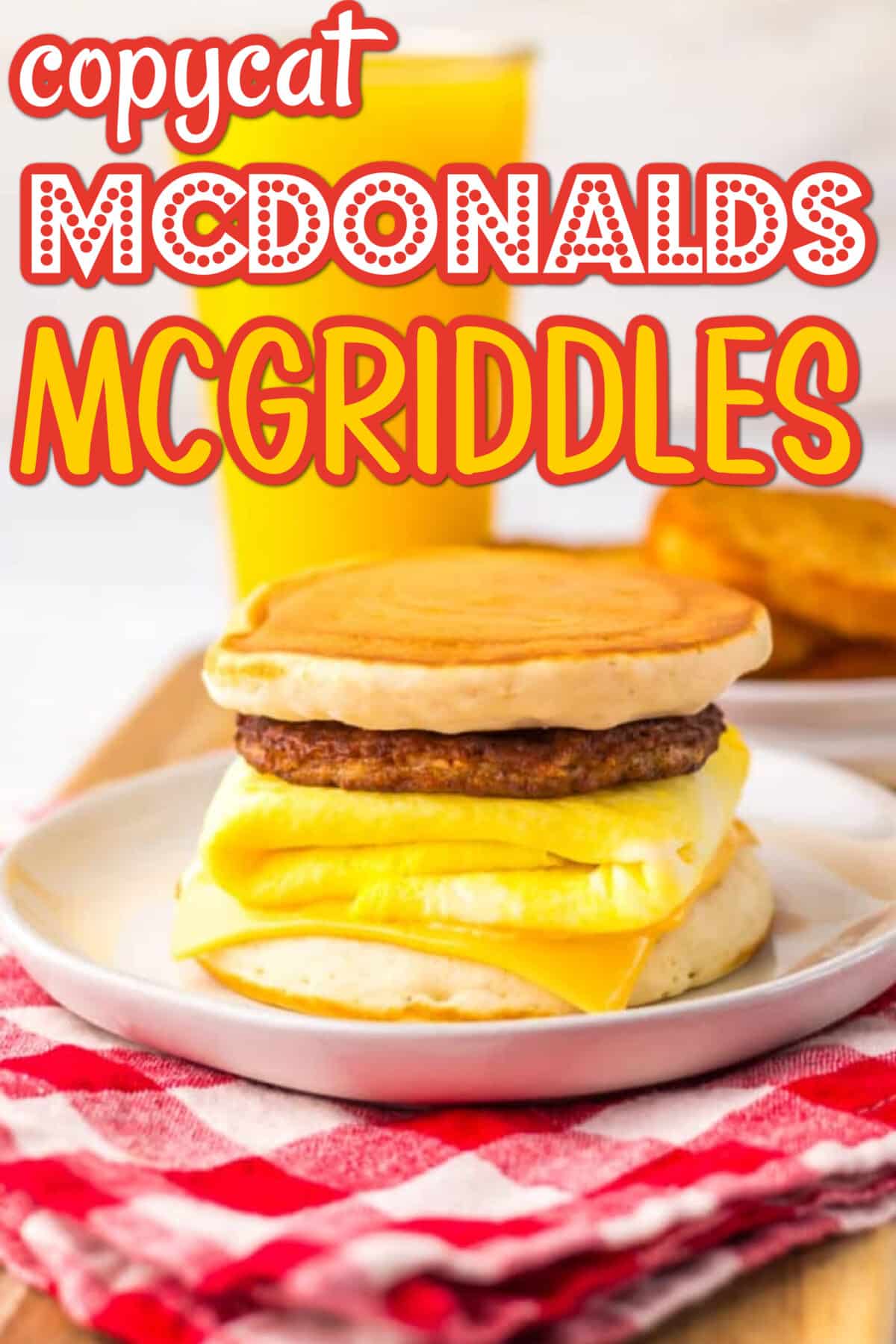 Copycat McDonald's McGriddles - Life With The Crust Cut Off