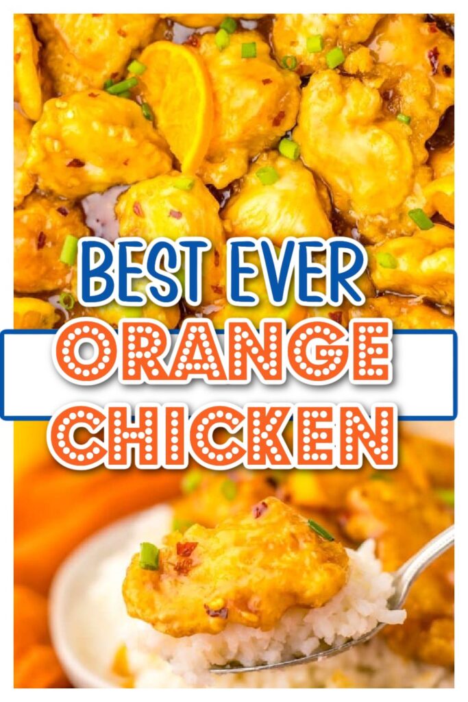 best ever orange chicken pin