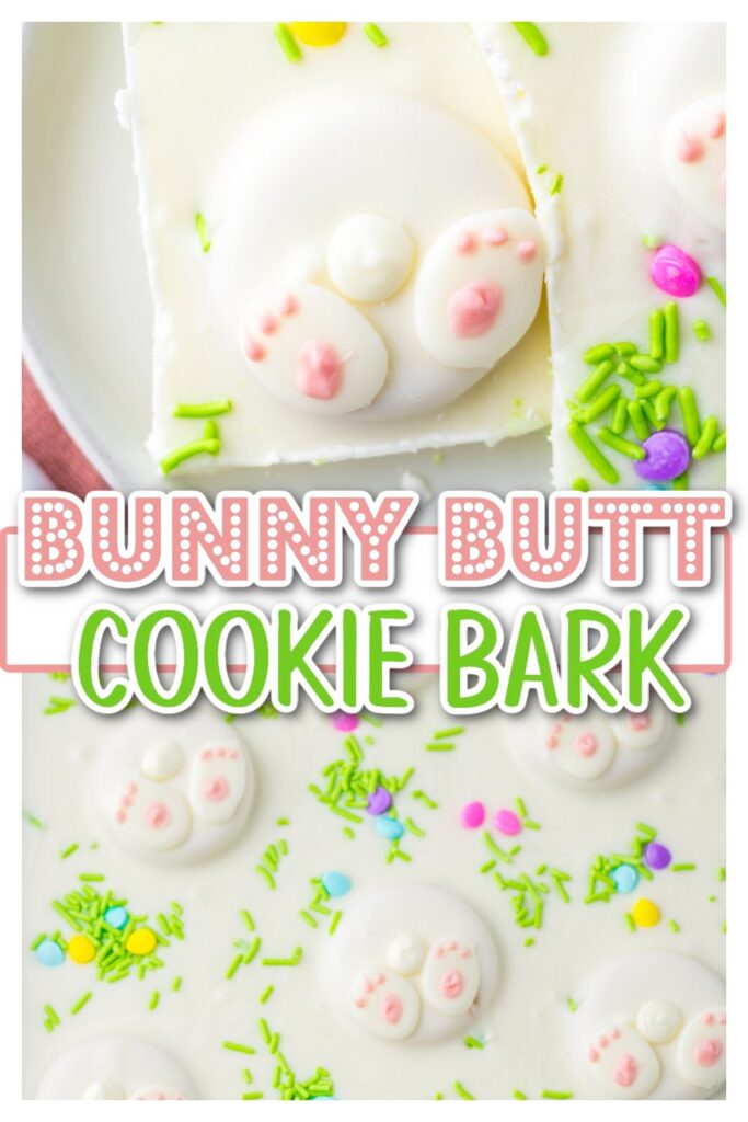 Bunny Butt Cookie Bark pin