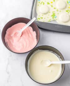 Bunny Butt Bark melted chocolate