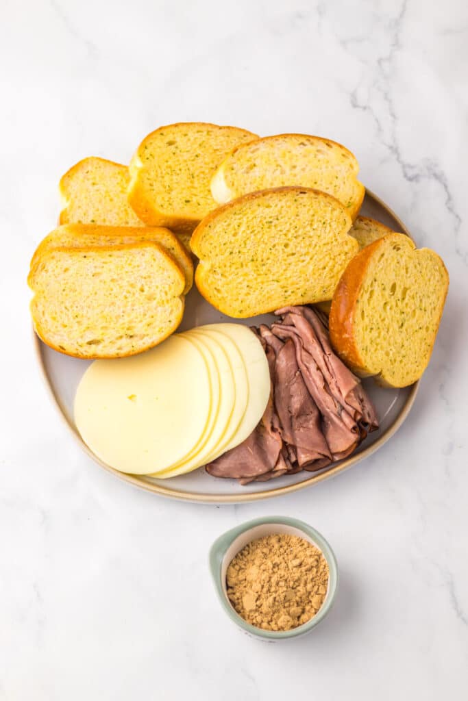 Garlic Bread French Dips ingredients