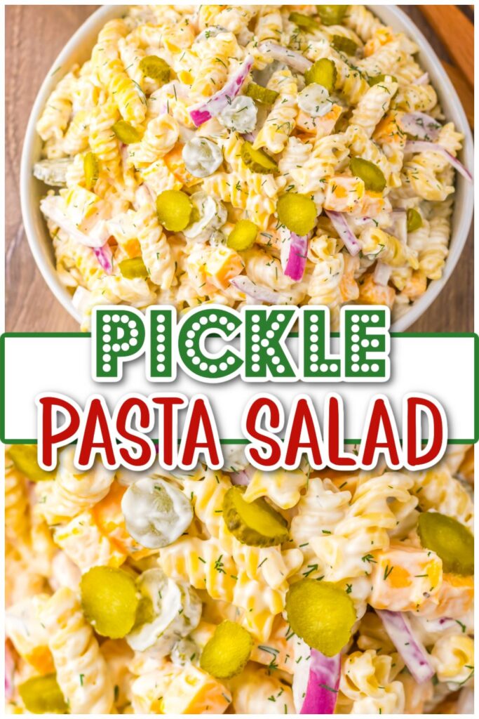 pickle pasta salad pin