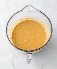 Carrot Poke Cake batter