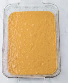 Carrot Poke Cake batter