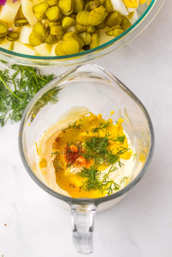 Pickle Potato Salad dressing