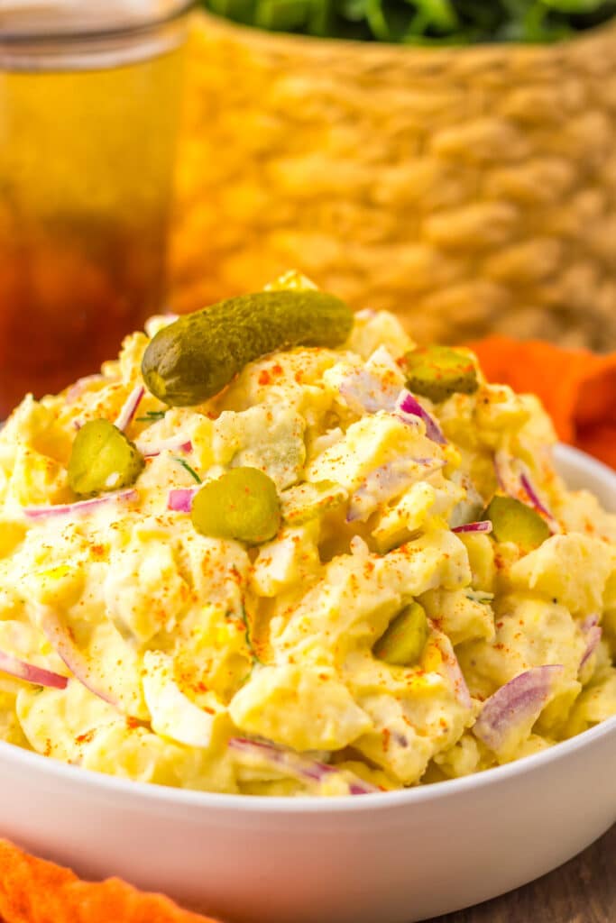 Pickle Potato Salad plated