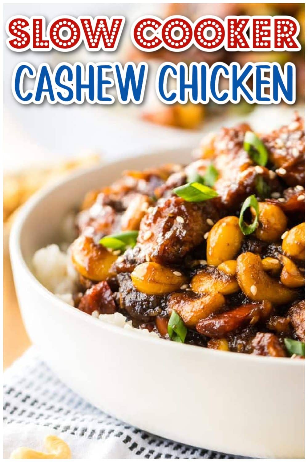 Slow Cooker Cashew Chicken gaphic