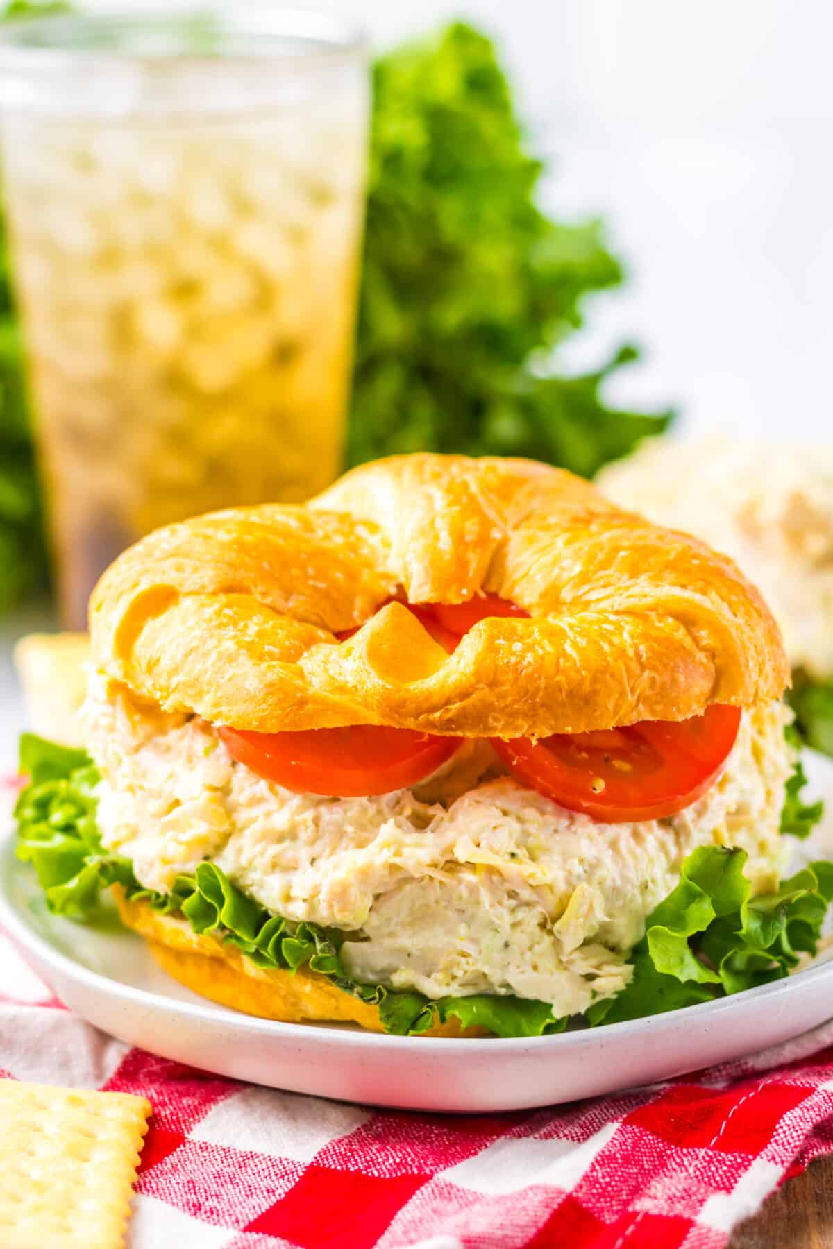Copycat Chicken Salad Chicken Classic Chicken Salad plated