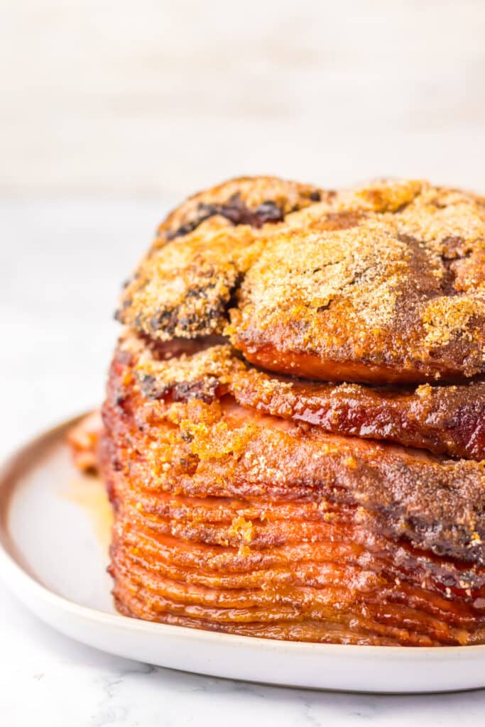 Copycat Honey Baked Ham baked