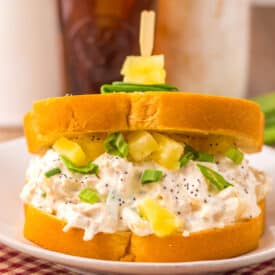 Hawaiian Chicken Salad plated